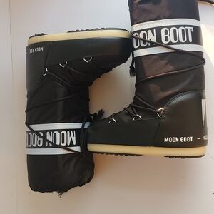 Moon Boot Black Winter & Rain Boots